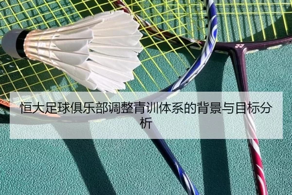 恒大足球俱乐部调整青训体系的背景与目标分析